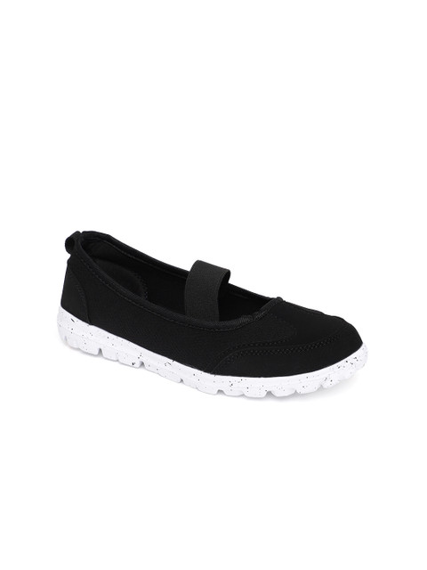 

Ginger by Lifestyle Women Black Solid Ballerinas