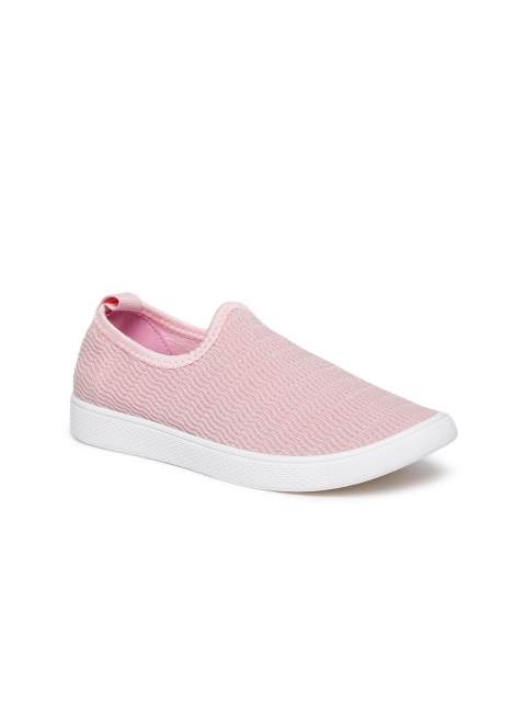 

Ginger by Lifestyle Women Pink Slip On Sneakers