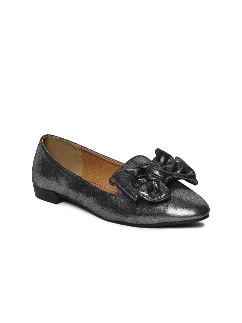 

Ginger by Lifestyle Women Charcoal Solid Ballerinas