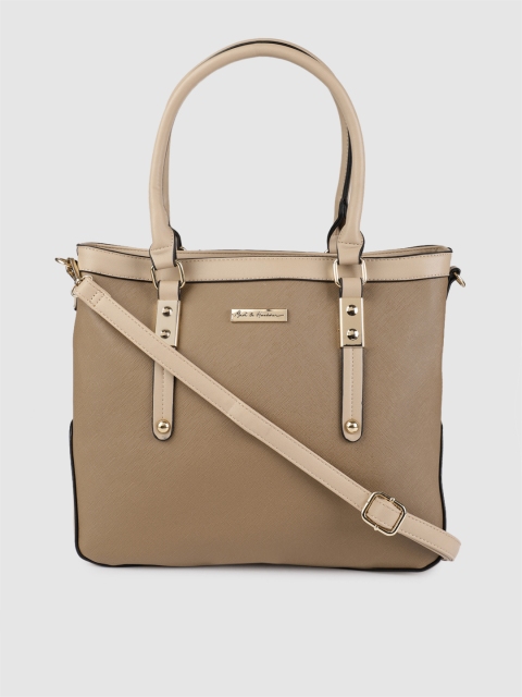 

Mast & Harbour Taupe Solid Shoulder Bag