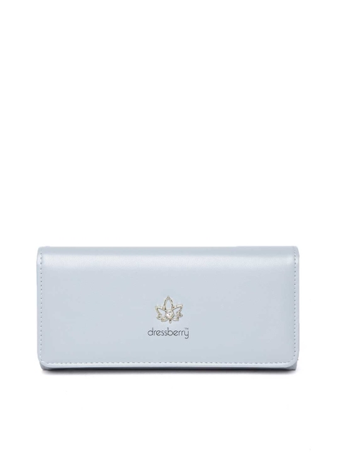 

DressBerry Women Blue Solid Two Fold Wallet
