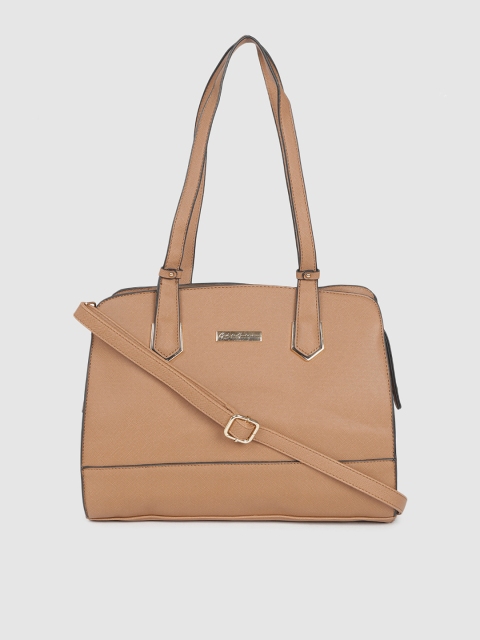

Mast & Harbour Brown Textured Shoulder Bag