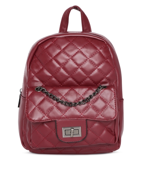 

Roadster Women Burgundy Solid Backpack