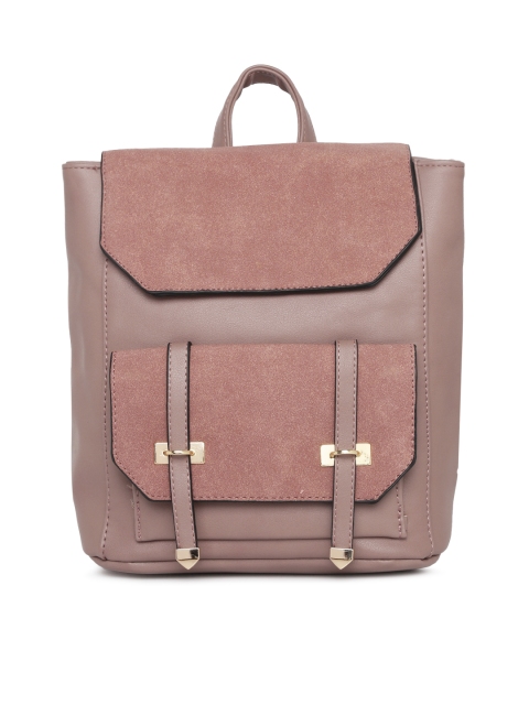 

Mast & Harbour Women Pink Solid Backpack