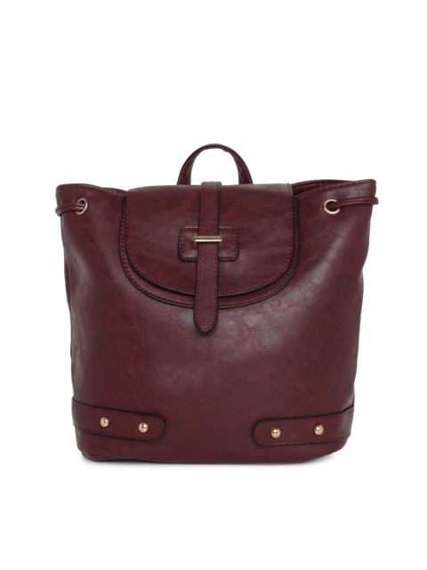 

Roadster Women Maroon Solid Backpack