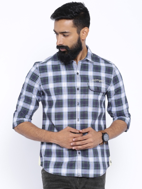 

Ed Hardy Navy Checked Shirt, Navy blue