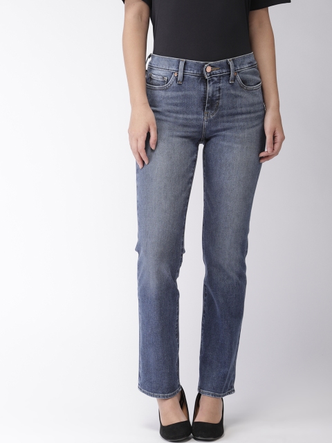 

Levis Women Blue Shaping Slim Fit Mid-Rise Clean Look Stretchable Jeans 312