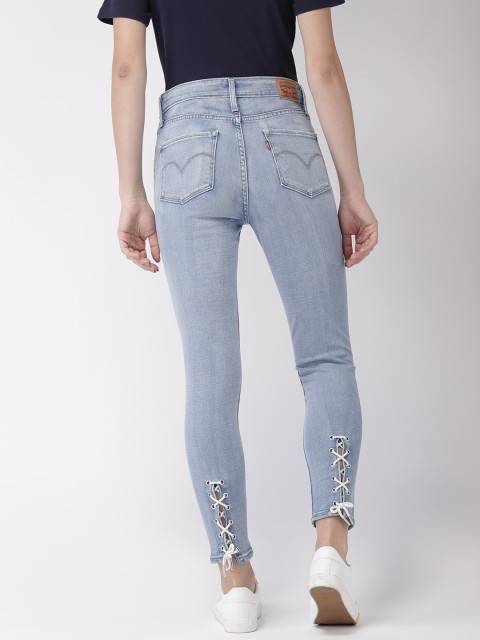 

Levis Women Blue Skinny Fit High-Rise Clean Look Stretchable Ankle Length Jeans 721