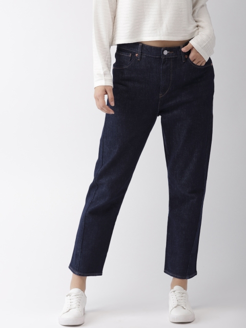 

Levis Women Blue Slouchy Tapered Fit Mid-Rise Clean Look Stretchable Jeans