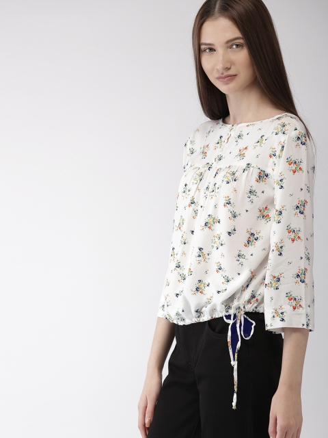 

Levis Women White Printed Empire Top