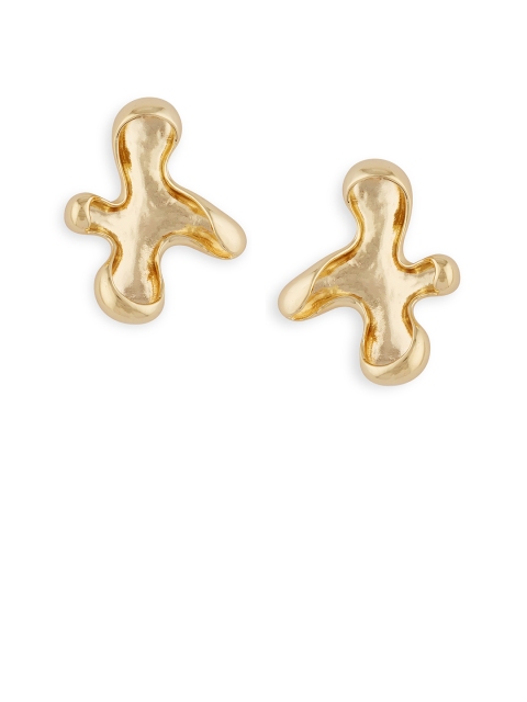 

shaze Gold-Plated Contemporary Studs