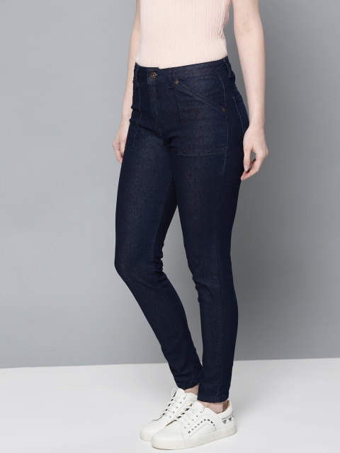 

Chemistry Women Navy Blue Mid-Rise Clean Look Stretchable Jeans