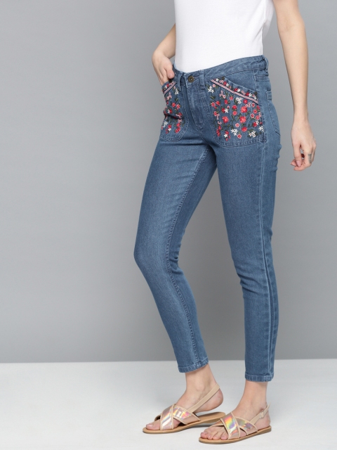 

Chemistry Women Blue Regular Fit Mid-Rise Clean Look Stretchable Jeans