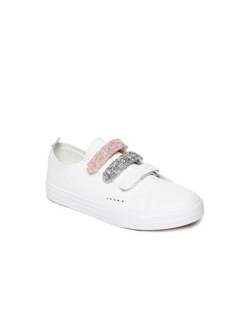 

Fame Forever by Lifestyle Girls White Embellished Sneakers