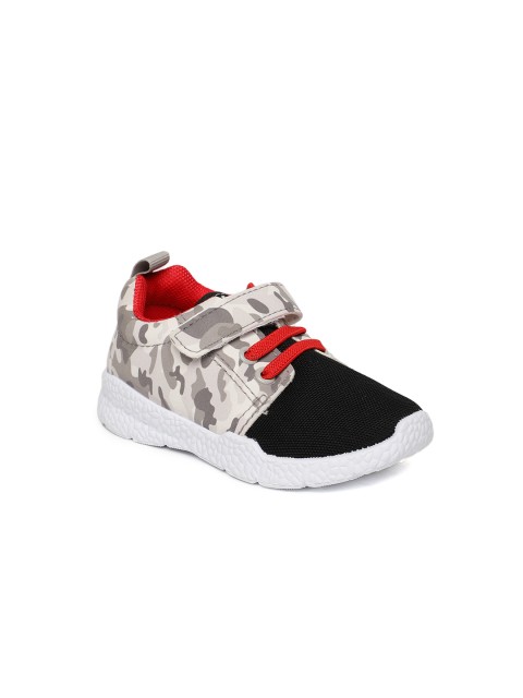

Fame Forever by Lifestyle Boys Black & Beige Camouflage Printed Sneakers