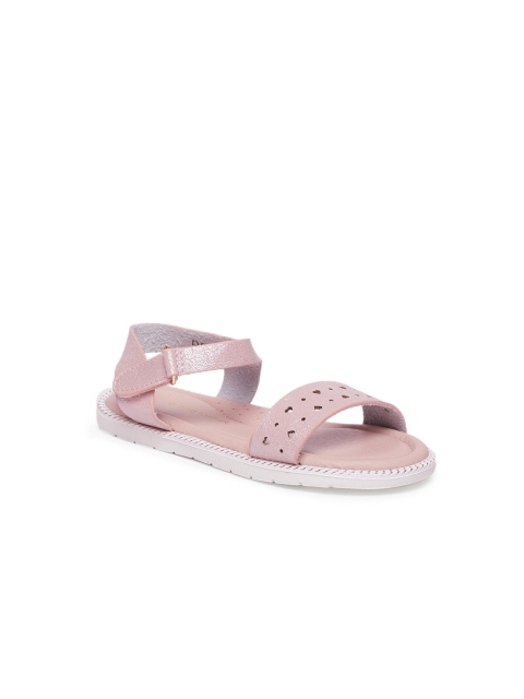 

Fame Forever by Lifestyle Girls Pink Embellished Open Toe Flats
