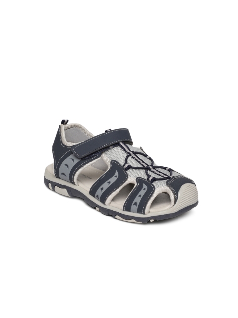 

Fame Forever by Lifestyle Boys Blue & Grey Fisherman Sandals