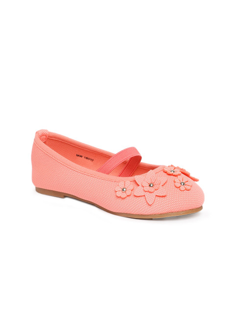 

Fame Forever by Lifestyle Girls Coral Solid Ballerinas