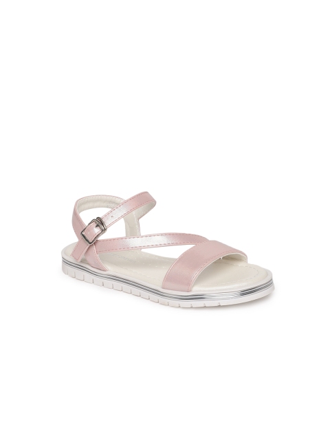 

Fame Forever by Lifestyle Girls Pink Solid Open Toe Flats