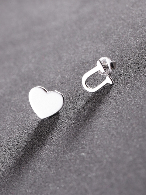 

Carlton London Rhodium-Plated 925 Sterling Silver Quirky Mismatch Studs