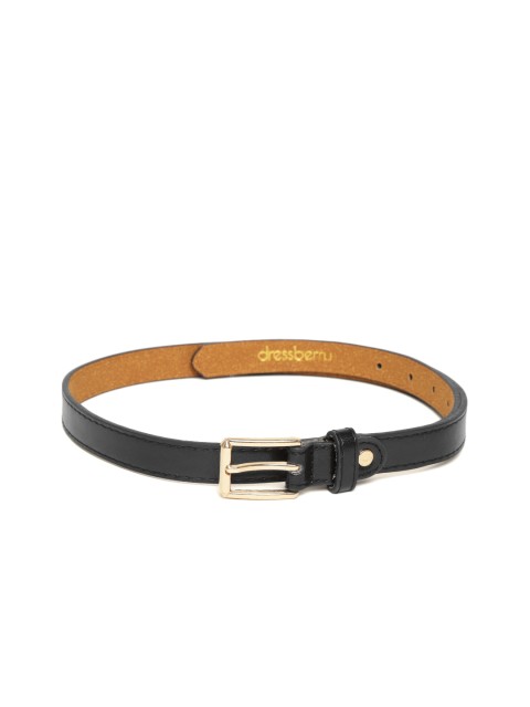 

DressBerry Women Black Solid Belt