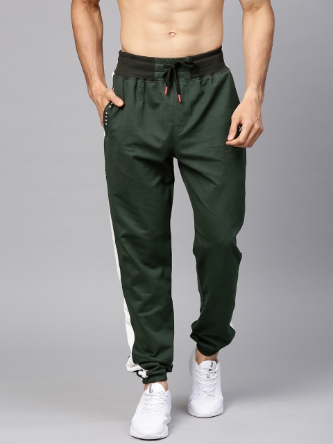 

HRX by Hrithik Roshan Men Green Solid Lifestyle Slim fit Joggers