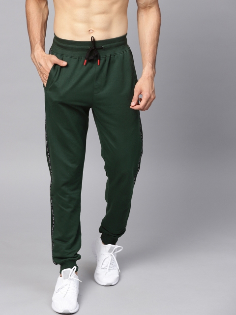 

HRX by Hrithik Roshan Men Green Solid Lifestyle Slim fit Joggers