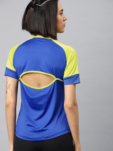 

HRX by Hrithik Roshan Women Blue Lightweight Running Rapid dry Tshirt, Navy blue