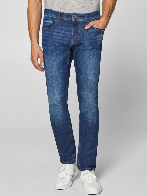 

ESPRIT Men Blue Slim Fit Mid-Rise Clean Look Stretchable Jeans