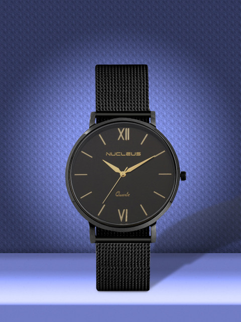 

Nucleus Black Analogue Watch NSSBKBKBK