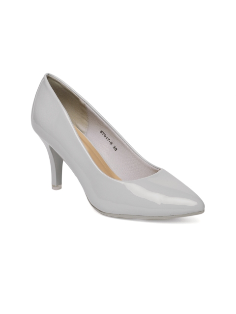 

Tresmode Women Grey Solid Pumps