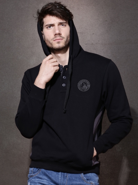 

Roadster Black Hooded Sweatshirt