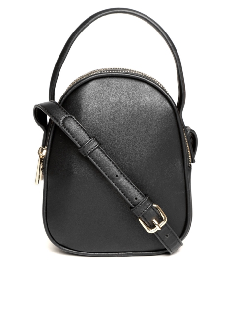 

FOREVER 21 Black Solid Sling Bag