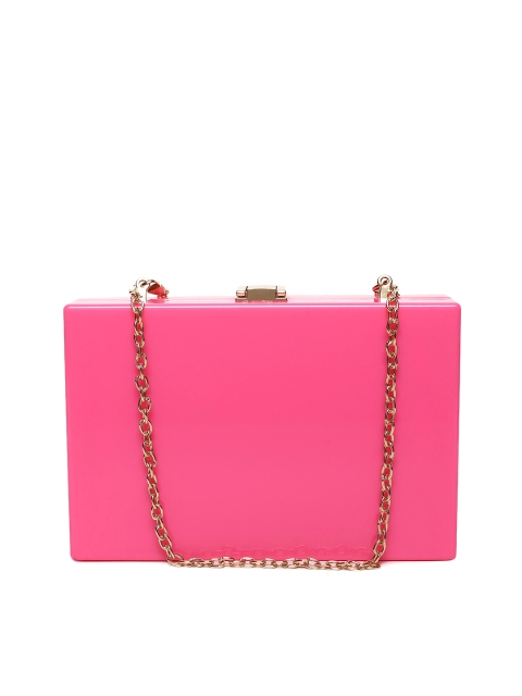 

FOREVER 21 Pink Solid Clutch