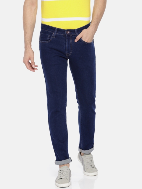 

Pepe Jeans Men Blue Vapour Slim Fit Low-Rise Clean Look Stretchable Jeans