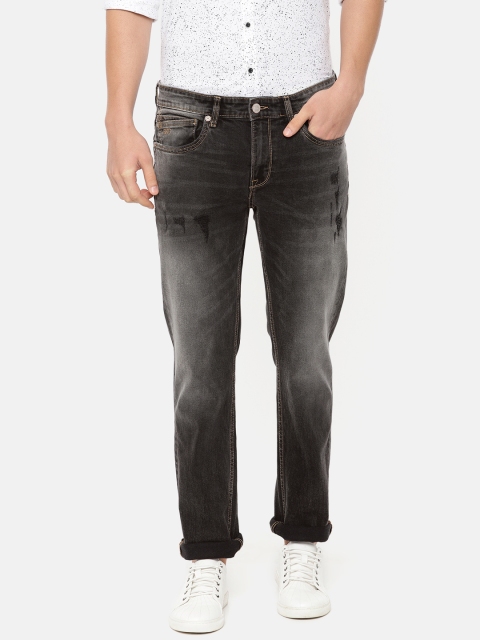 

Pepe Jeans Men Black Slim Fit Low-Rise Low Distress Stretchable Jeans