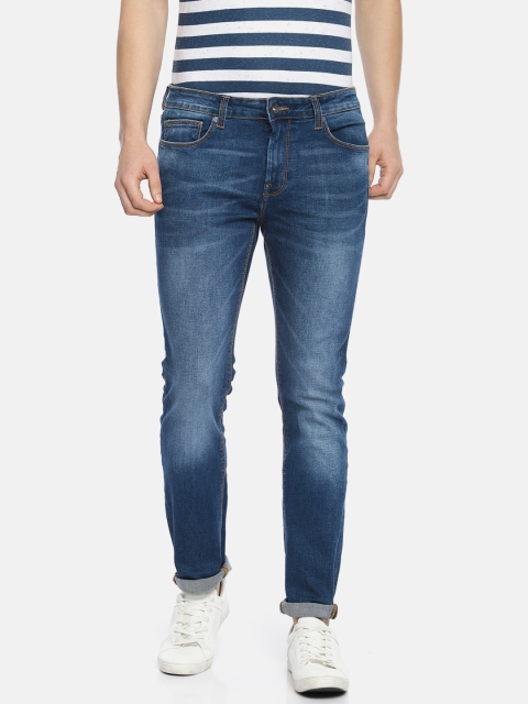 

Pepe Jeans Men Blue Soho Skinny Fit Low-Rise Clean Look Stretchable Jeans