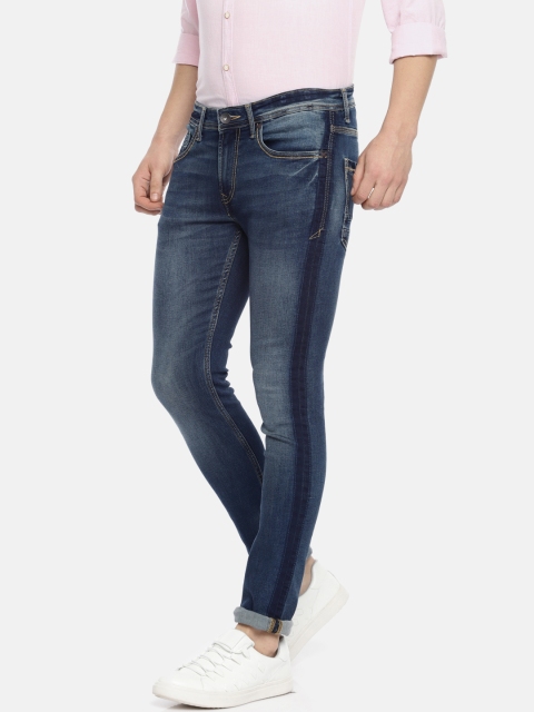 

Pepe Jeans Men Blue North Cane Super Skinny Fit Low-Rise Clean Look Stretchable Jeans