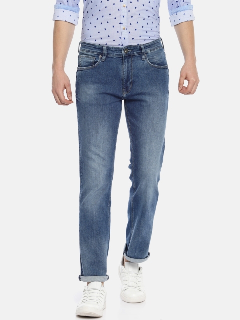 

Pepe Jeans Men Blue Ralf Holborne Fit Low-Rise Clean Look Stretchable Jeans