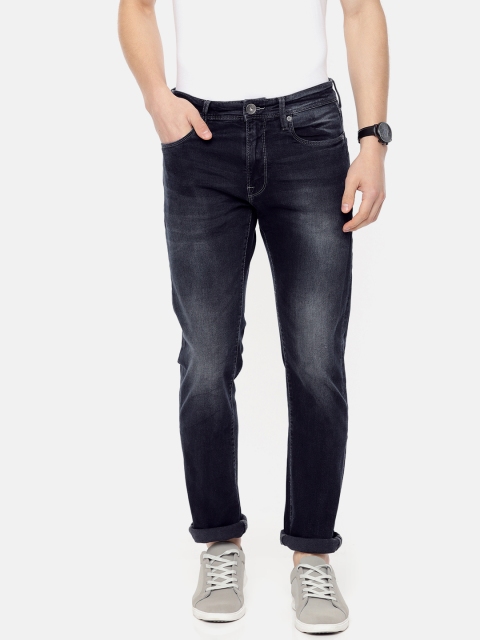 

Pepe Jeans Men Dark Blue Baldwin Soho Skinny Fit Low-Rise Clean Look Stretchable Jeans