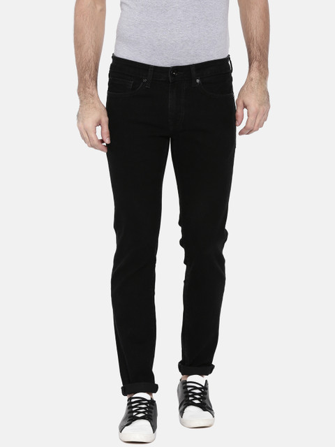 

Pepe Jeans Men Black Holborne Regular Fit Low-Rise Clean Look Stretchable Jeans