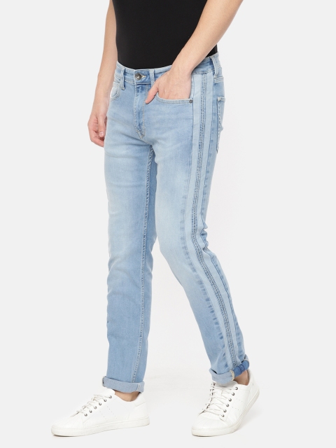 

Pepe Jeans Men Blue Slim Fit Low-Rise Clean Look Stretchable Jeans