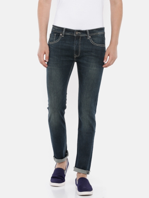 

Pepe Jeans Men Blue Slim Fit Low-Rise Clean Look Stretchable Jeans