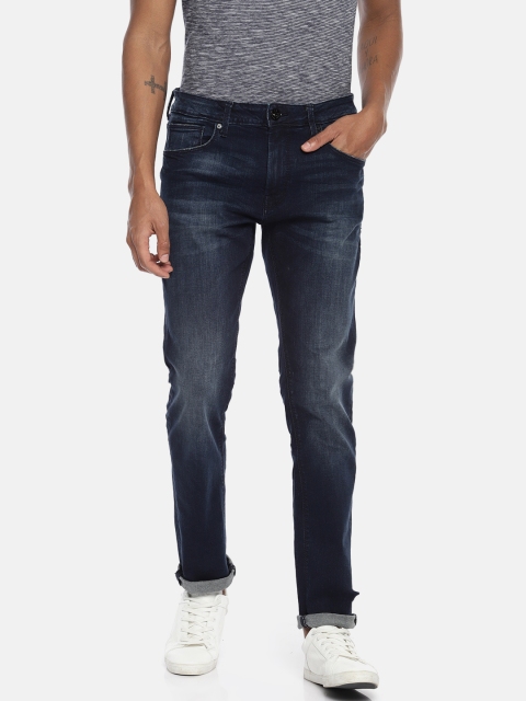 

Pepe Jeans Men Blue Vapour Slim Fit Low-Rise Clean Look Stretchable Jeans