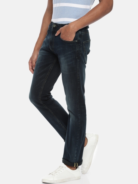 

Pepe Jeans Men Blue Holborne Regular Fit Mid-Rise Clean Look Stretchable Jeans