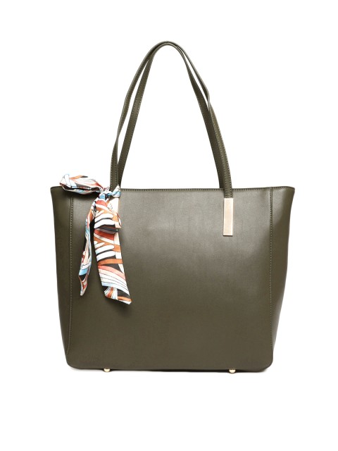 

CODE by Lifestyle Olive Green Solid Shoulder Bag