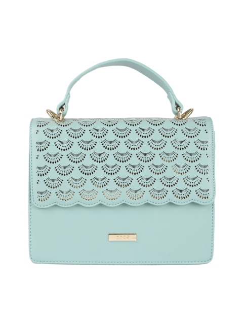 

CODE by Lifestyle Green Cut-Work Detail Satchel