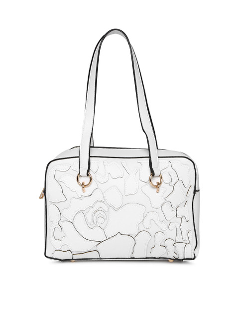

CODE by Lifestyle White Textured Shoulder Bag