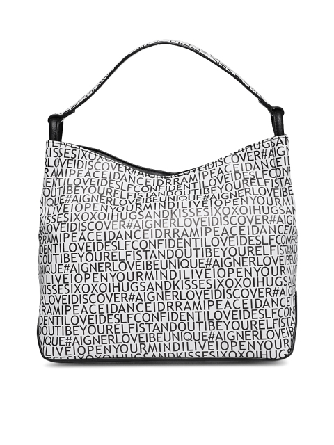 

Ginger by Lifestyle White Printed Hobo Bag