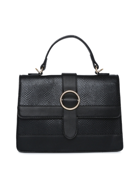 

CODE by Lifestyle Black Solid Satchel
